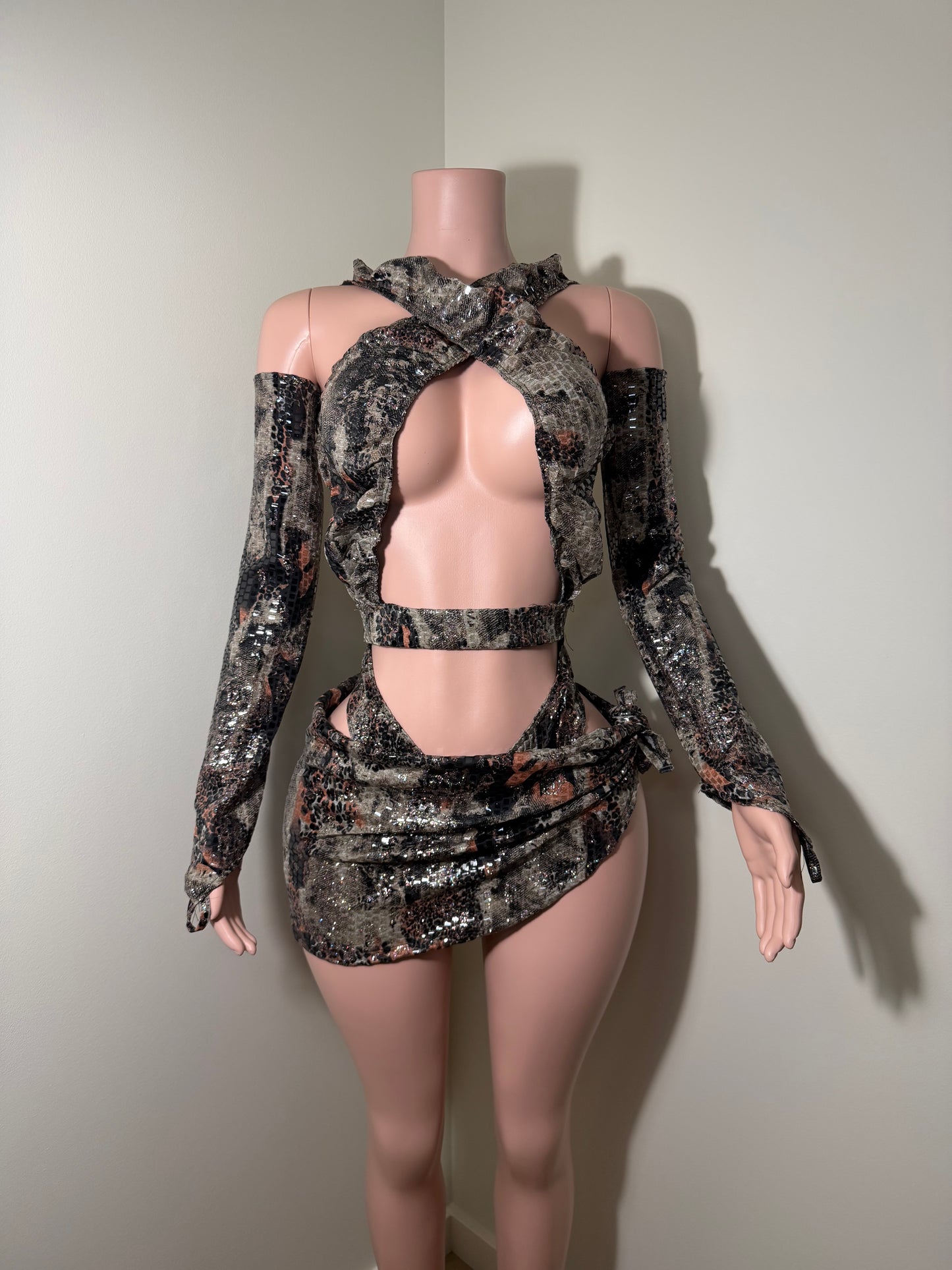 Animal Print Dance Costume